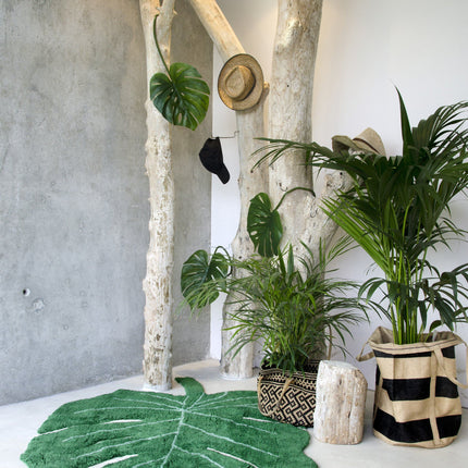 Monstera Leaf Washable Rug
