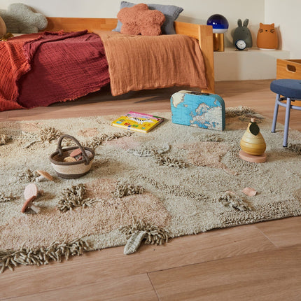 Mushroom Forest Washable Play Rug