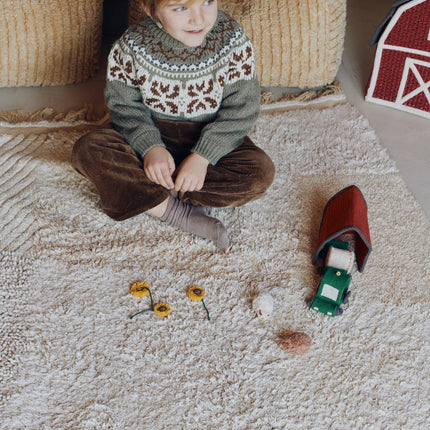 Farm Fields Washable Play Rug