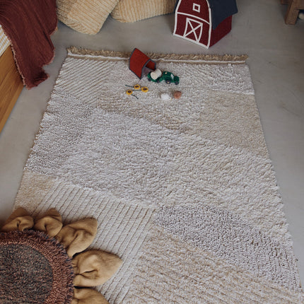 Farm Fields Washable Play Rug