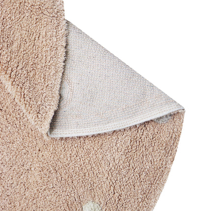 Round Dot Washable Rug