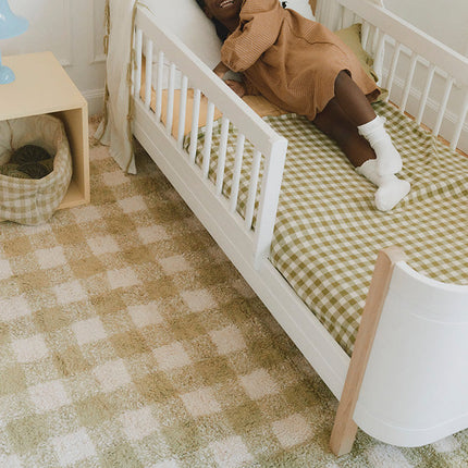 Vichy Checked Washable Rug