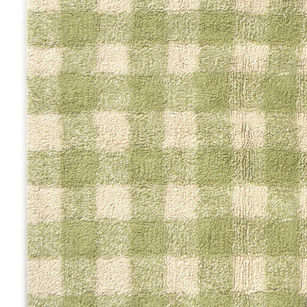 Vichy Checked Washable Rug