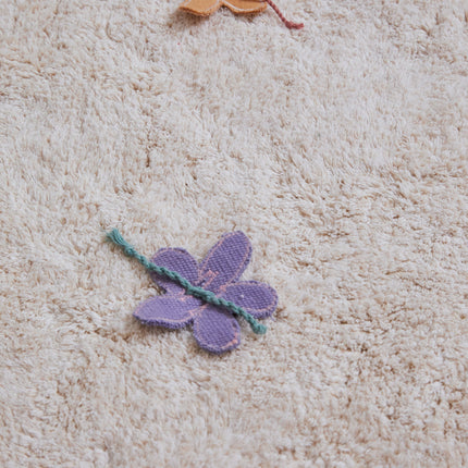 Wildflowers Washable Play Rug + Flowers