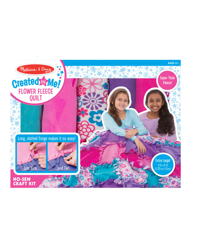 Created by Me! Flower Fleece Quilt