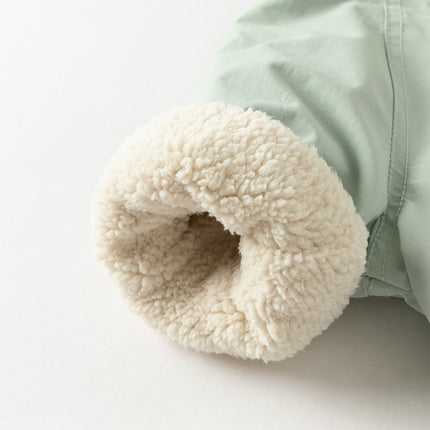 Baby Girls/Boys Cute Indoor Warm Hooded One-Piece Romper
