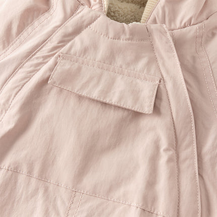 Baby Girls/Boys Cute Indoor Warm Hooded One-Piece Romper