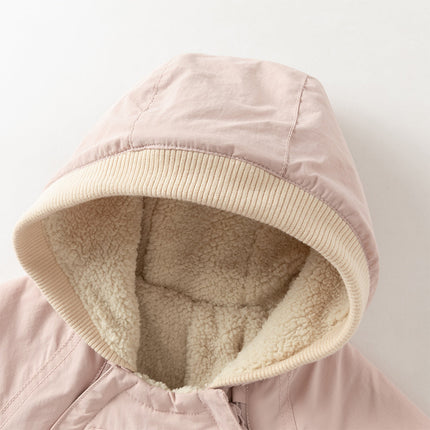 Baby Girls/Boys Cute Indoor Warm Hooded One-Piece Romper