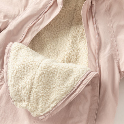 Baby Girls/Boys Cute Indoor Warm Hooded One-Piece Romper