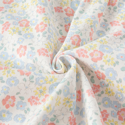 Baby Girls Sweet Cotton Floral Print Rompers Jumpsuit