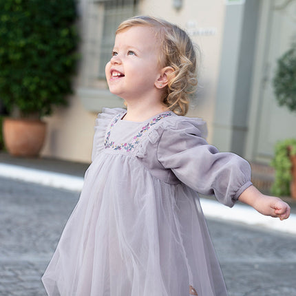 Toddler Girls Noble Mesh Fashion Princess Mesh Dresses