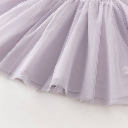 Toddler Girls Noble Mesh Fashion Princess Mesh Dresses