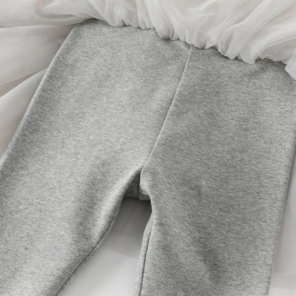 Toddler Girls Mesh Skirt Leggings Pants