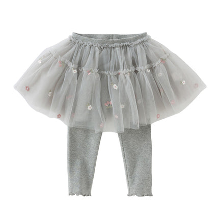 Toddler Girls Mesh Skirt Leggings Pants