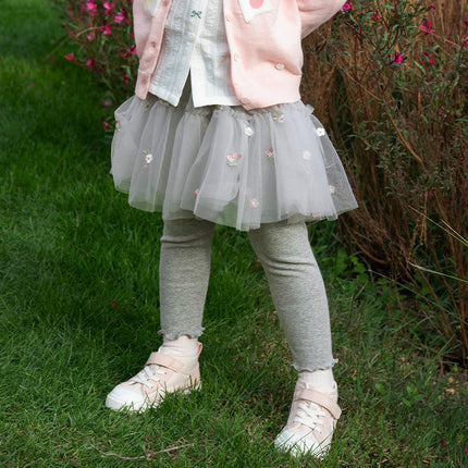 Toddler Girls Mesh Skirt Leggings Pants