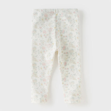 Toddler Girls Summer Cute Butterfly Print/Floral Print Breathable Slim Leggings