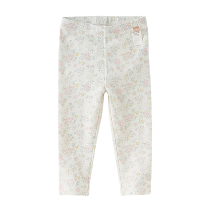 Toddler Girls Summer Cute Butterfly Print/Floral Print Breathable Slim Leggings