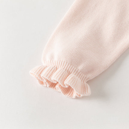 Toddler Girls Sweet Pink Cotton Lightweight Casual Sweater Cardigans