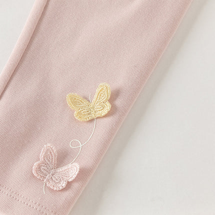 Toddler Girls Multi-color Slim Soft Leggings