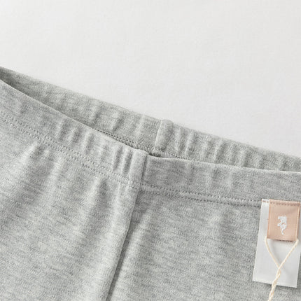 Toddler Girls Fashion Grey/Denim Blue Lightweight Soft Leggings