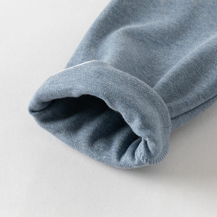 Toddler Girls Fashion Grey/Denim Blue Lightweight Soft Leggings