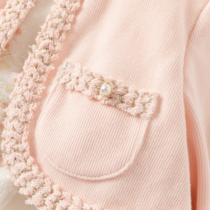Toddler Girls Sweet Pink Elegant Princess Mesh Dress