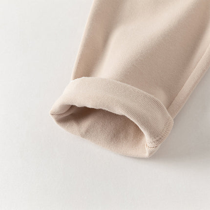 Toddler Girls Pink/Light Grey Comfortable Versatile Leggings