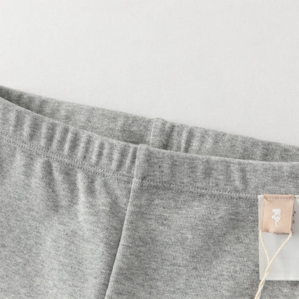 Toddler Girls Pink/Light Grey Comfortable Versatile Leggings