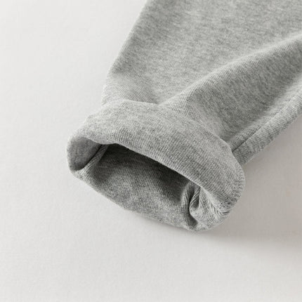 Toddler Girls Pink/Light Grey Comfortable Versatile Leggings
