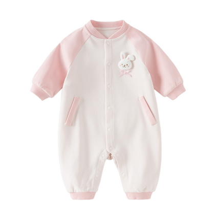 Baby Boys/Girls Blue/Pink Turtle Long Sleeve Breathable Rompers