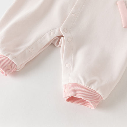Baby Boys/Girls Blue/Pink Turtle Long Sleeve Breathable Rompers