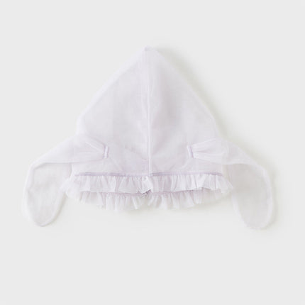 Toddler Girls Elegant Purple Stylish Mesh Dress(hat)