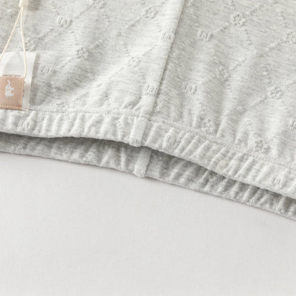 Toddler Girls Light Grey/Apricot Cute Rabbit Versatile Slim Leggings