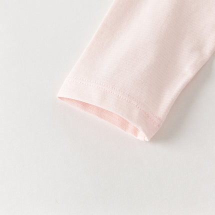 Baby Girls/Boys Summer Green/Light Pink Breathable Cotton Soft Rompers
