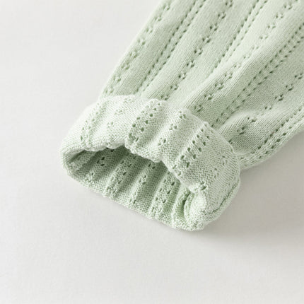 Toddler Girls Cute Green Versatile Mesh Sweater Cardigans
