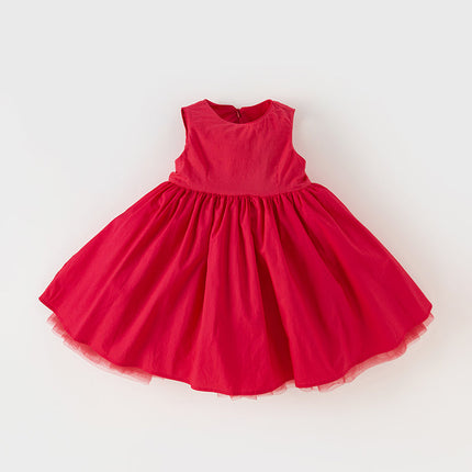 Kids Girls Summer Noble Reb/Pink Haute Couture Mesh Party