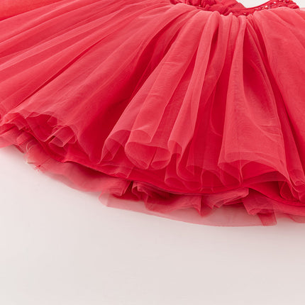 Kids Girls Summer Noble Reb/Pink Haute Couture Mesh Party