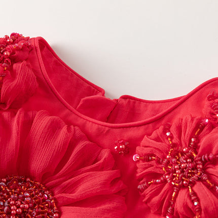 Kids Girls Summer Noble Reb/Pink Haute Couture Mesh Party