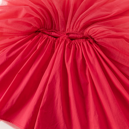 Kids Girls Summer Noble Reb/Pink Haute Couture Mesh Party