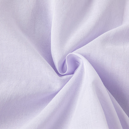 Girls Summer Cotton Light Purple Butterfly Sleeveless Princess Dress