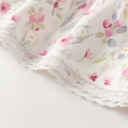 Toddler Girls Summer Floral Print Sweet Casual Sleeveless Vest Dress