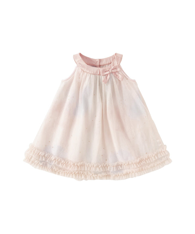 Girls Summer Pink Sleeveless A-line Princess Dress