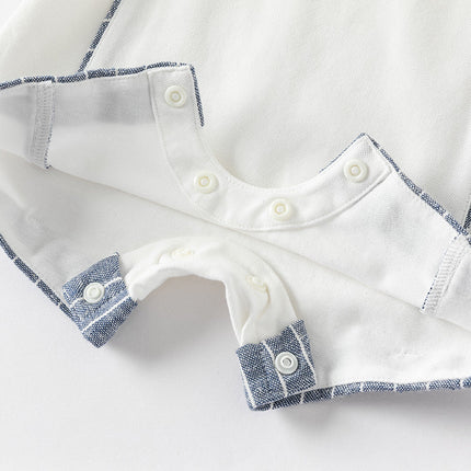 Baby Boys Summer Casual White Indoor Comfortable Rompers