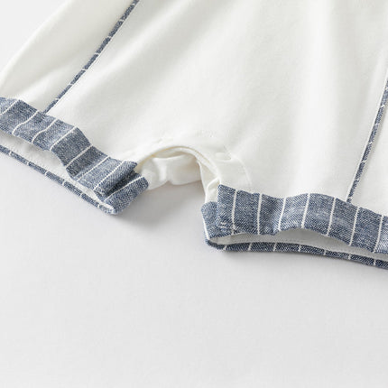 Baby Boys Summer Casual White Indoor Comfortable Rompers