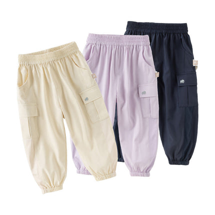 Kids Girls/Boys Summer Multi-color Loose Lightweight Joggers