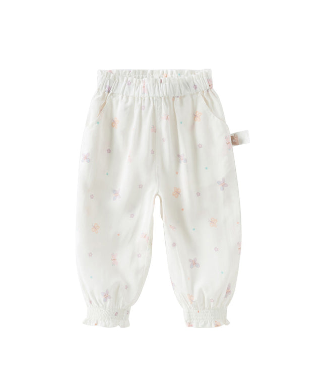 Toddler Girls Summer Cute Print Anti-mosquito Jogger Pants