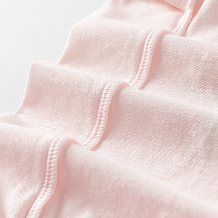 Baby Girls Summer Cute Pink Pure Cotton Comfortable Rompers