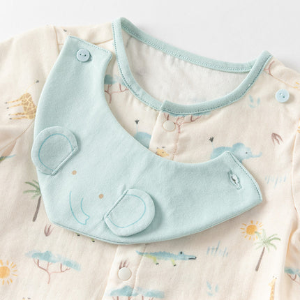 Baby Girls Summer Cute Green/Pink Short sleeve Soft Rompers(bid)