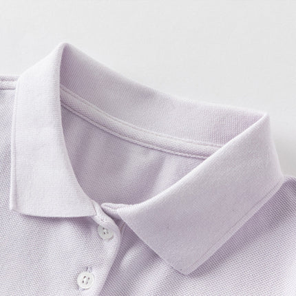 Toddler Girls Summer Outdoor Cute Polo-collar A-line Dress