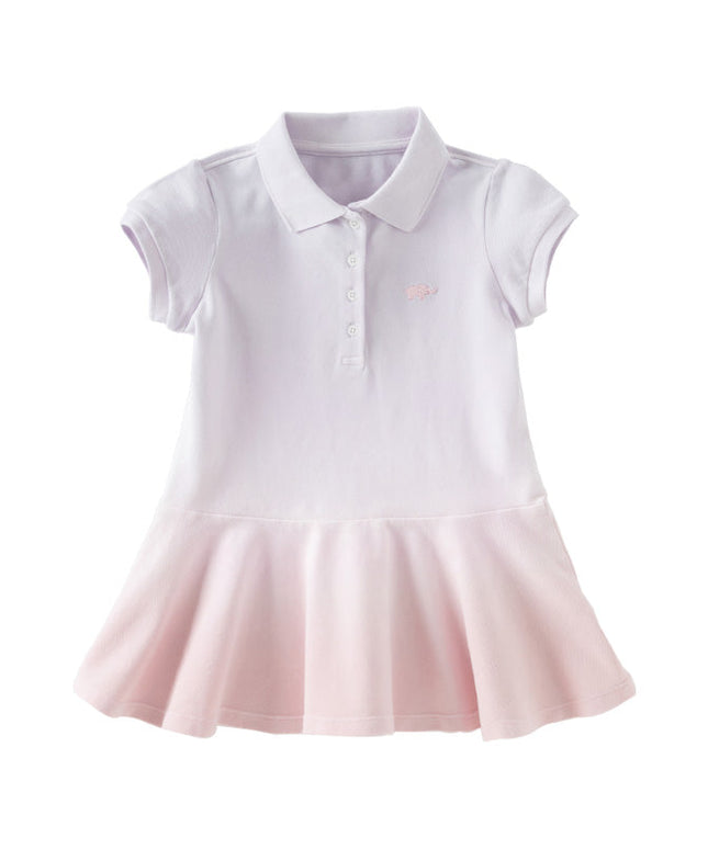 Toddler Girls Summer Outdoor Cute Polo-collar A-line Dress